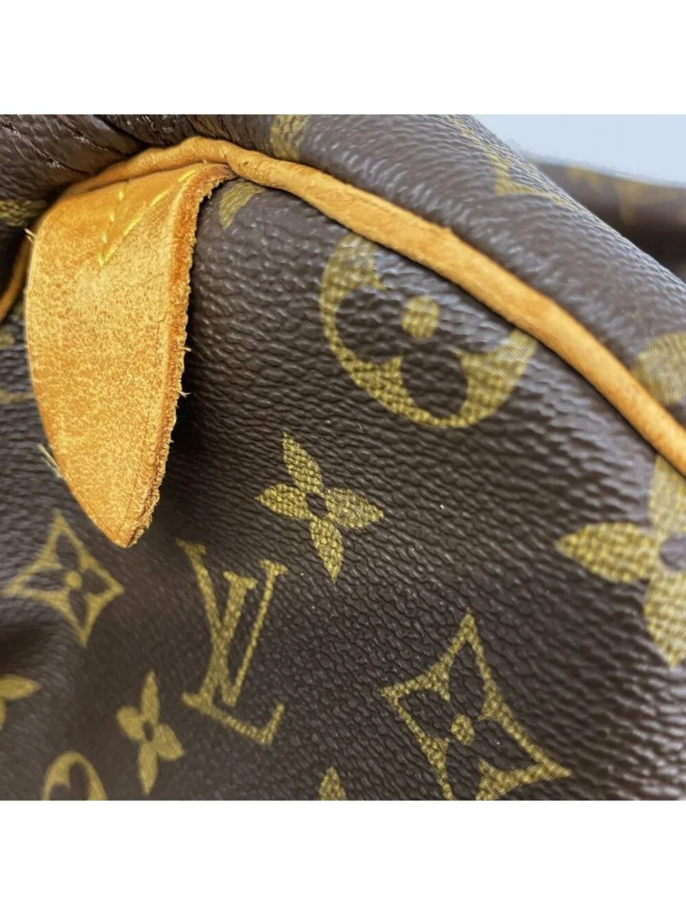 Louis Vuitton Boston Bag Monogram Keepall 50 Brown